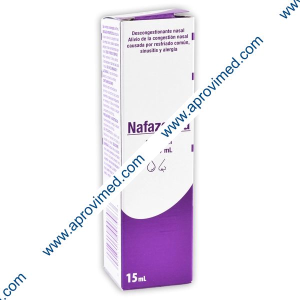 NAFAZOLINA (Grin) Sol. Nasal Fco. Atomizador 15 ML. 1 MG/1 ML.