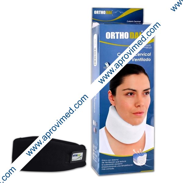 COLLARÍN CERVICAL BLANDO VENTILADO Col. Negro (OrthoDai) T: CH. c/1 Pza.