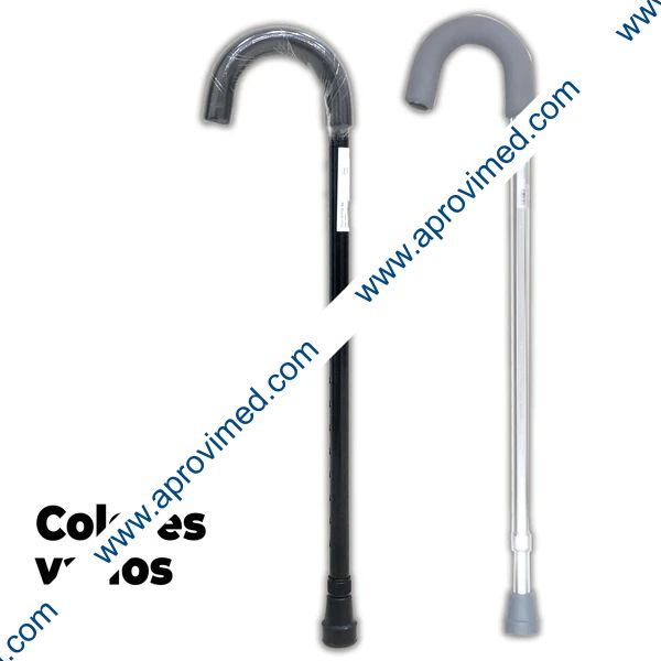 BASTON ALUMINIO Puño Curvo (S. Confort) Cols. Varios.