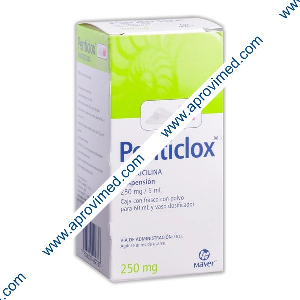 PENTICLOX SUSP. Fco. 60 ML. 250 MG/5 ML.