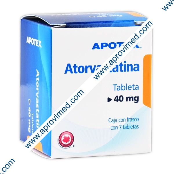 ATORVASTATINA (Apotex) c/ 7 TABS. 40 MG.