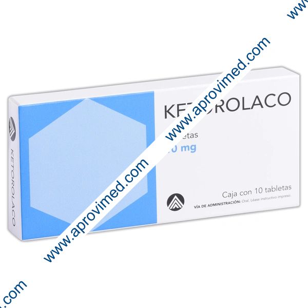 KETOROLACO (Medigen) c/10 TABS. 10 MG.