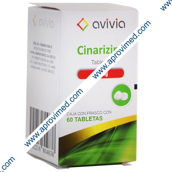 CINARIZINA (Avivia) c/60 TABS. 75 MG.