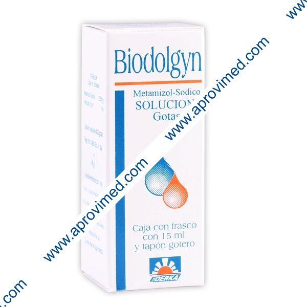 BIODOLGYN SOL. Fco. Gotero 15 ML. 500 MG/1 ML.