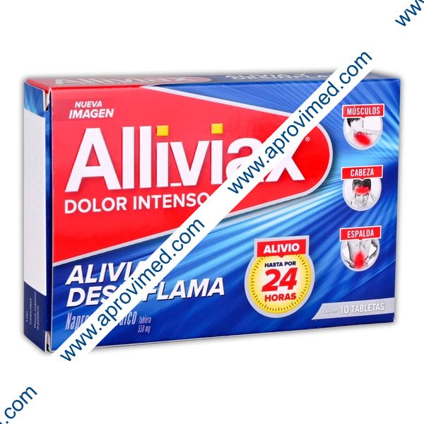 ALLIVIAX c/10 TABS. 550 MG.