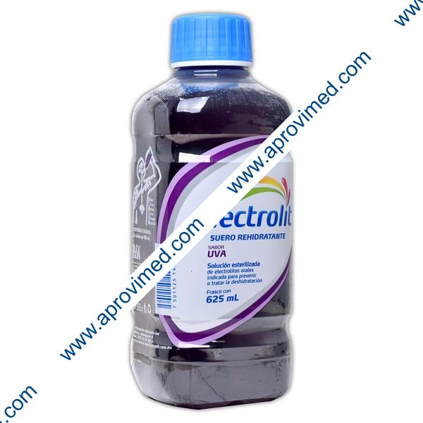 ELECTROLIT Electrolitos Orales SOL. SAB. UVA  625 ML.