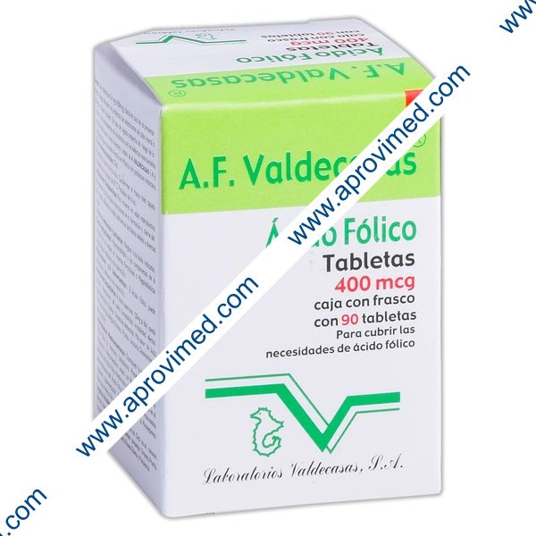A.F. VALDECASAS c/90 TABS. 400 MCG.
