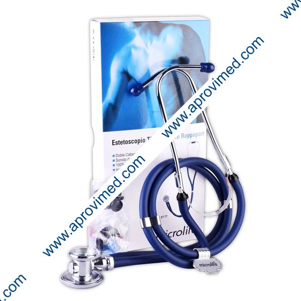 ESTETOSCOPIO DOBLE CABEZA "Rappaport" (Microlife) MOD. ST-77 c/1 Pza.