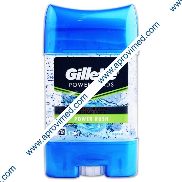 GILLETTE POWER RUSH Gel Antitranspirante 82 G.