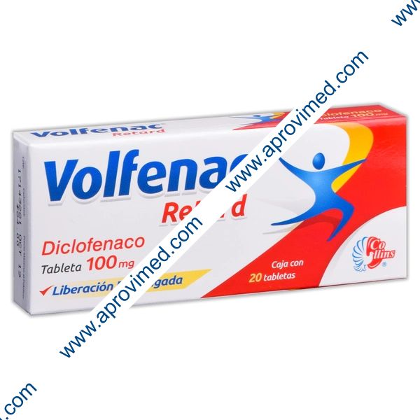 VOLFENAC Retard c/20 TABS. L.P. 100 MG.