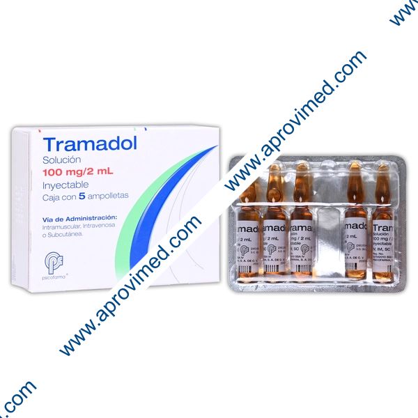 TRAMADOL (Psicofarma) Sol. Iny. c/5 AMPTAS. 100 MG/2 ML.