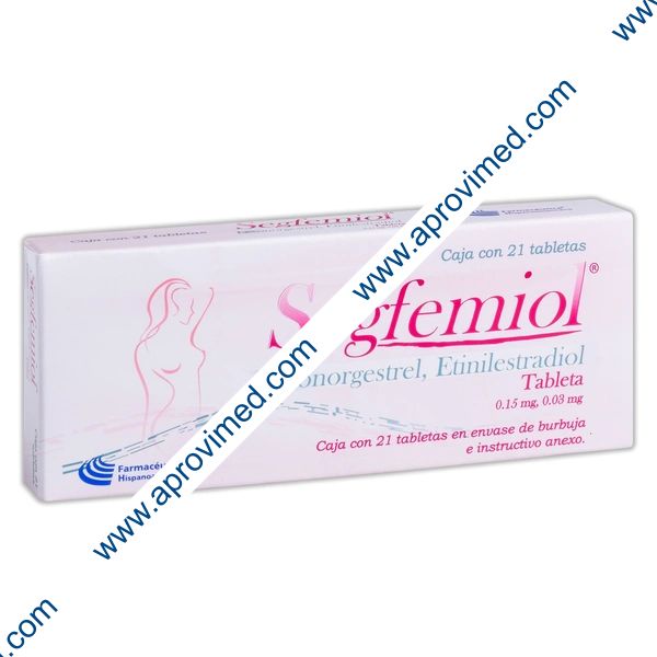 SEGFEMIOL c/21 TABS. 0.15/0.03 MG.