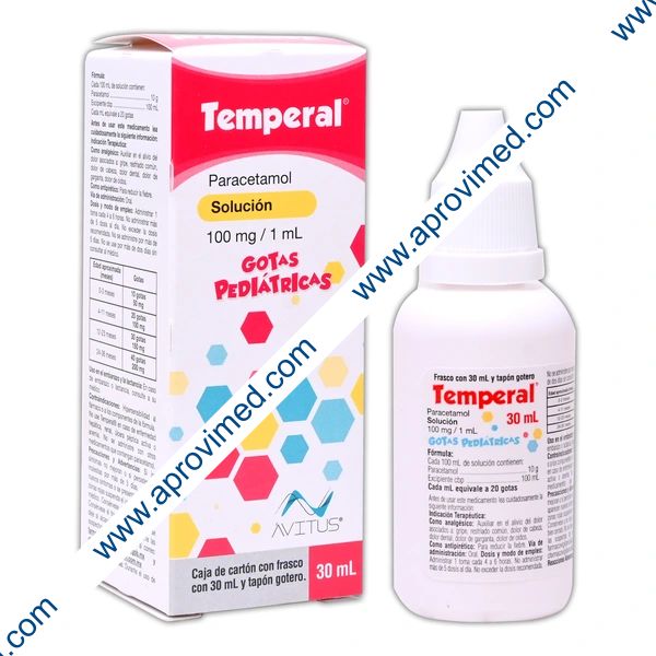 TEMPERAL SOL. PEDIÁTRICA Fco. Gotero 30 ML. 100 MG/1 ML.