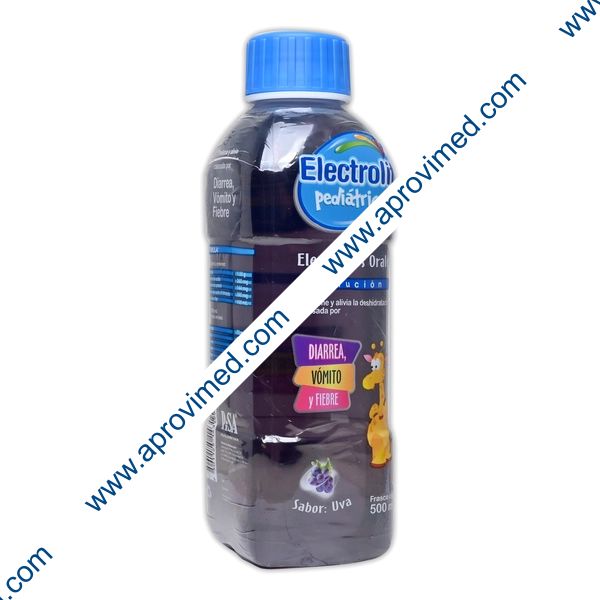ELECTROLIT PEDIÁTRICO Electrolitos Orales SOL. SAB. UVA 500 ML.
