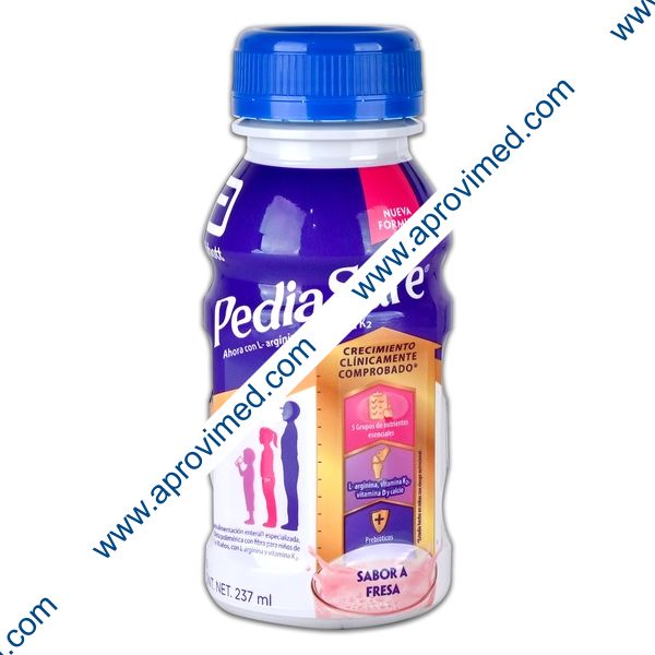 PEDIASURE Sabor Fresa SUSP. ORAL 237 ML.
