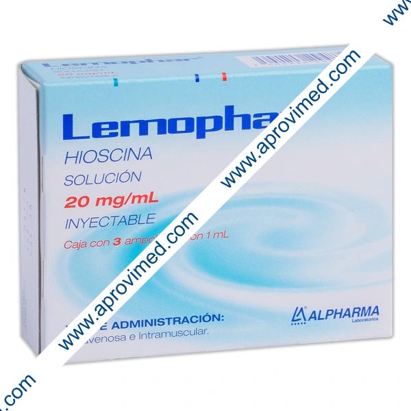 LEMOPHAR Sol. Iny. c/3 AMPTAS. 20 MG/1 ML.