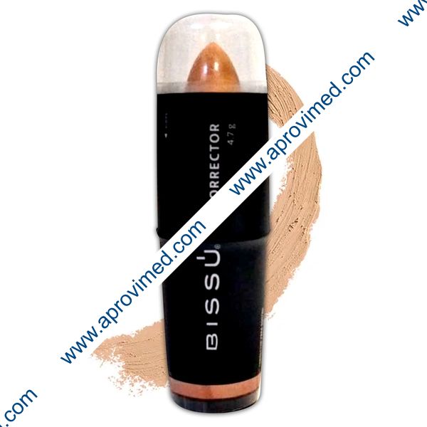 BISSÚ CORRECTOR PARA ROSTRO Tono 06-Tan c/1 Pza. 4.7 G.