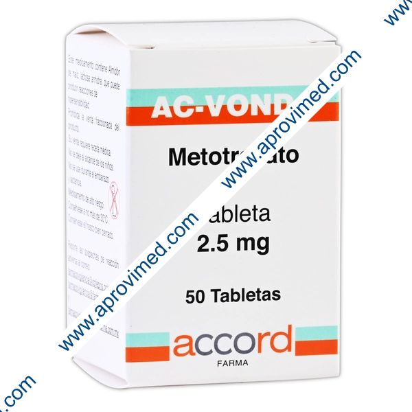 AC-VONDA Cja/Fco. c/50 TABS. 2.5 MG.