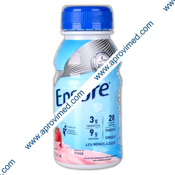 ENSURE Sabor Fresa SUSP. ORAL 237 ML. 1 Kcal/1 ML.