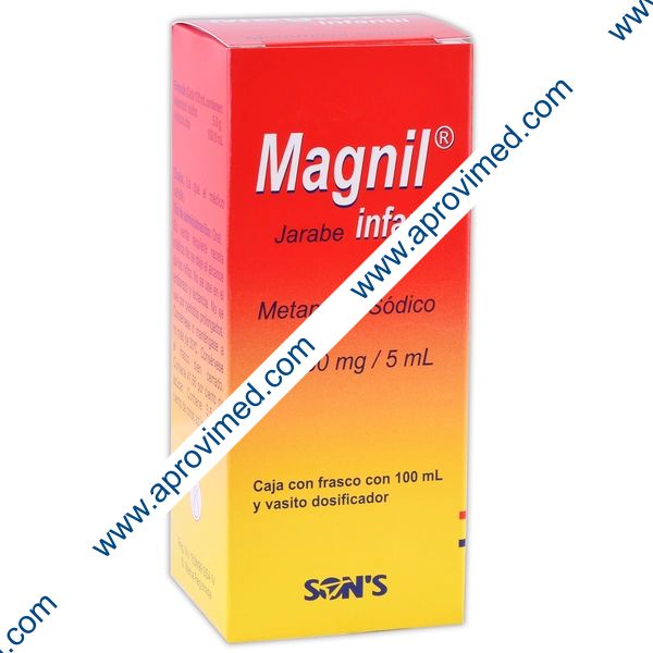 MAGNIL JARABE Infantil Fco. 100 ML. 250 MG/5 ML.