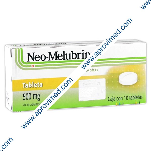 NEO-MELUBRINA c/10 TABS. 500 MG.