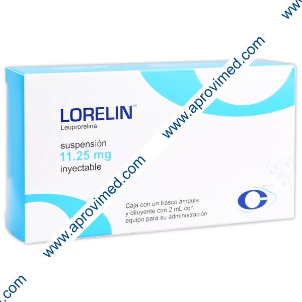 LORELIN Susp. Iny. c/1 FCO. AMP. 11.25 MG/2 ML. y Equipo. p/Admon.
