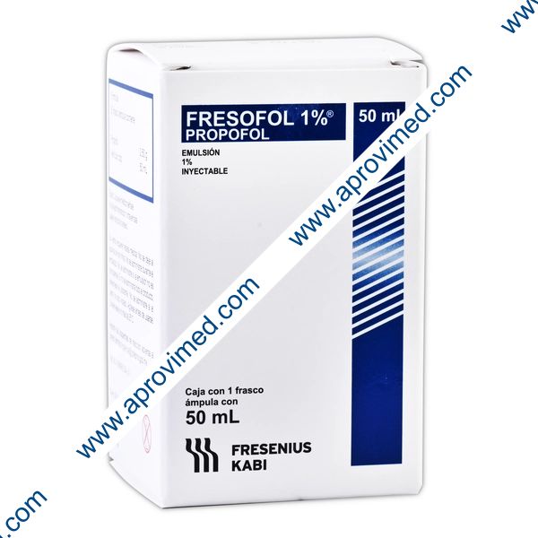 FRESOFOL Emulsión Iny. 1% c/1 FCO. AMP. 0.50 G/50 ML.