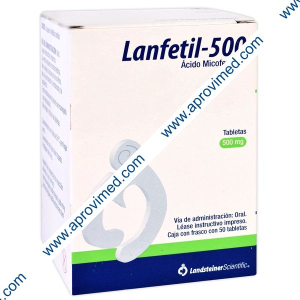 LANFETIL-500 c/50 TABS. 500 MG.