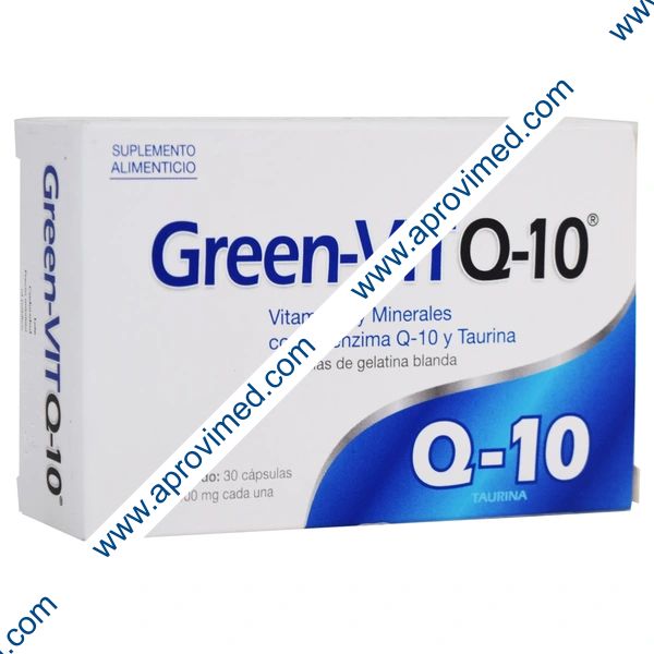 GREEN-VIT Q-10 c/30 CAPS. 1400 MG.