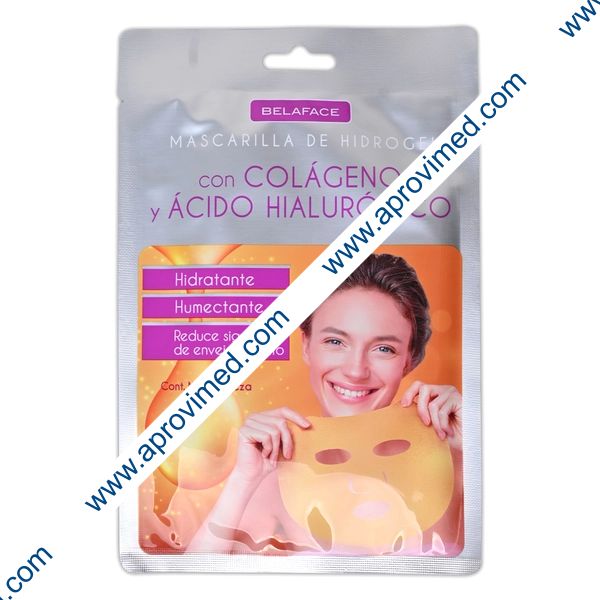 MASCARILLA DE HIDROGEL c/Colágeno y Ac. Hialurónico (Belaface) c/1 Pza.