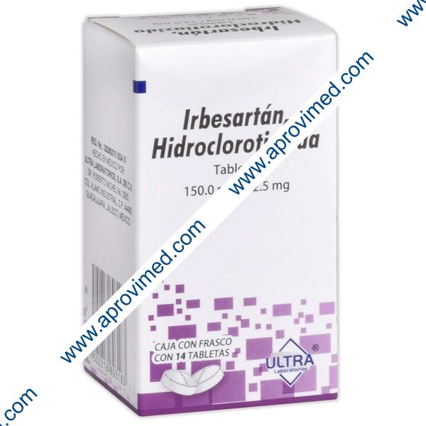 IRBESARTÁN/HIDROCLOROTIAZIDA (Ultra) c/14 TABS. 150/12.5 MG.