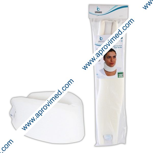 COLLARÍN CERVICAL BLANDO PERF.MED. Blanco (Ortobásicos) MED. c/1 Pza.