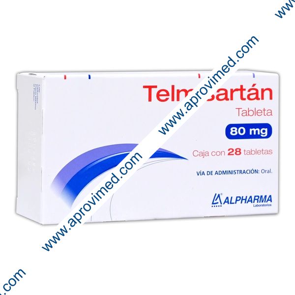 TELMISARTÁN (Alpharma) c/28 TABS. 80 MG.