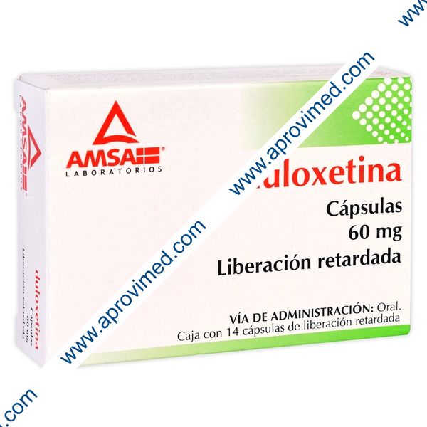 DULOXETINA (Amsa) c/14 CAPS. L.R. 60 MG.