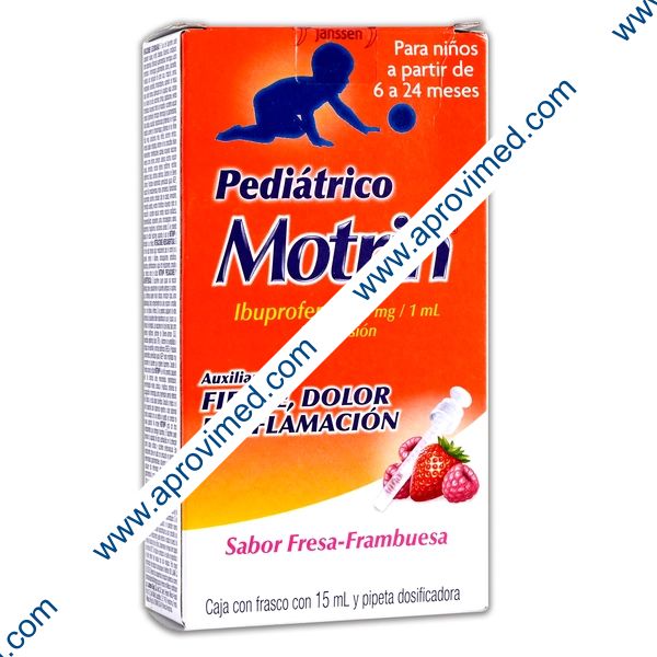 MOTRIN PEDIÁTRICO SUSP. Fco. 15 ML. 40 MG/1 ML.