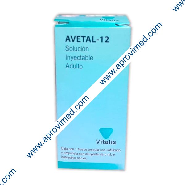 AVETAL-12 ADULTO Sol. Iny. c/1 FCO. AMP. 5 ML.
