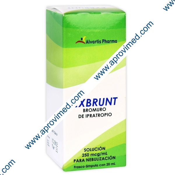 EXBRUNT Sol. p/Nebulizacion c/1 FCO. AMP. 20 ML. 250 MCG/1 ML.