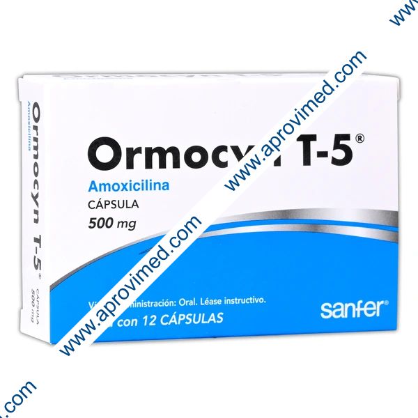 ORMOCYN T-5 c/12 CAPS. 500 MG.