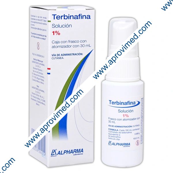 TERBINAFINA (Alpharma) SOLUCIÓN 1% Fco. Atomizador 30 ML.