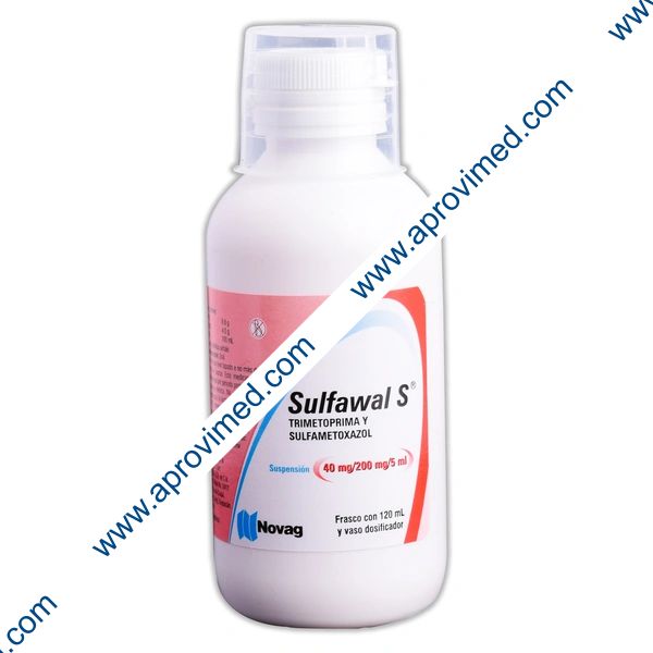 SULFAWAL-S SUSP. Fco. 120 ML. 40-200 MG/5 ML.