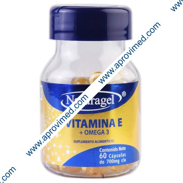 VITAMINA E+OMEGA 3 (Naturagel) c/60 CAPS. 700 MG.