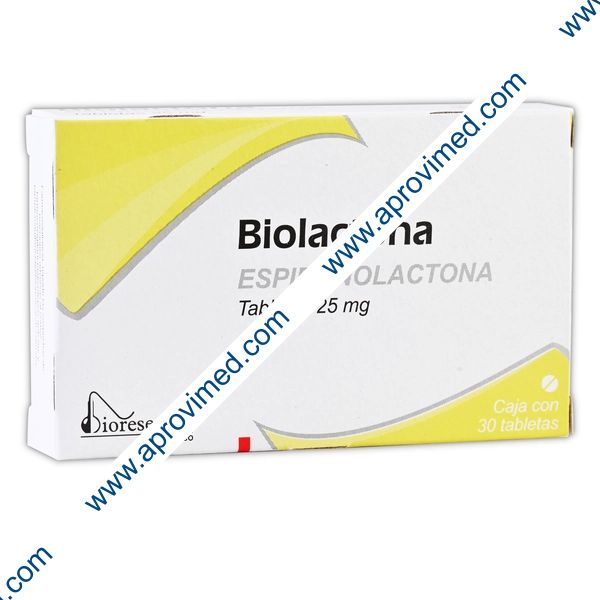 BIOLACTONA c/30 TABS. 25MG.
