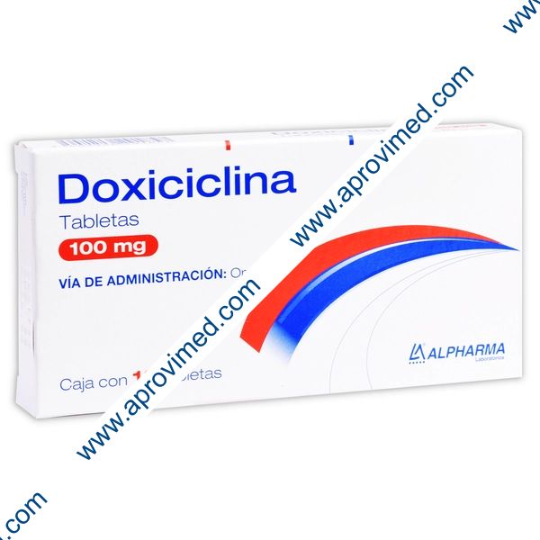 DOXICICLINA (Alpharma) c/10 TABS. 100 MG.