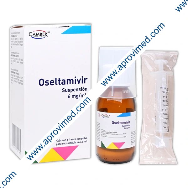OSELTAMIVIR (Camber) SUSP. Fco. 60 ML. 6 MG/1 ML.