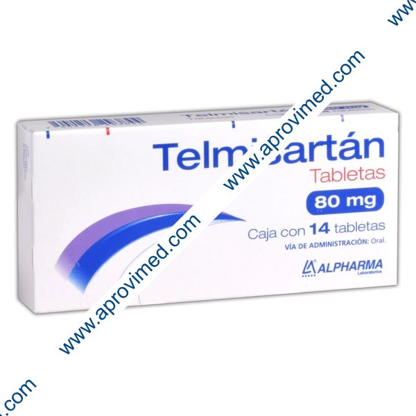 TELMISARTÁN (Alpharma) c/14 TABS. 80 MG.
