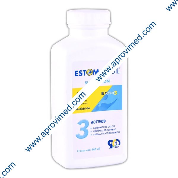 ESTOMAQUIL EXper3 SUSP. Fco. 240 ML. 2.67-1.67-1.00 G/100 ML.