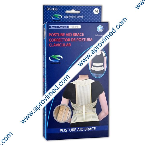 CORRECTOR DE POSTURA CLAVICULAR (Super Confort) T: MED. c/1 Pza.