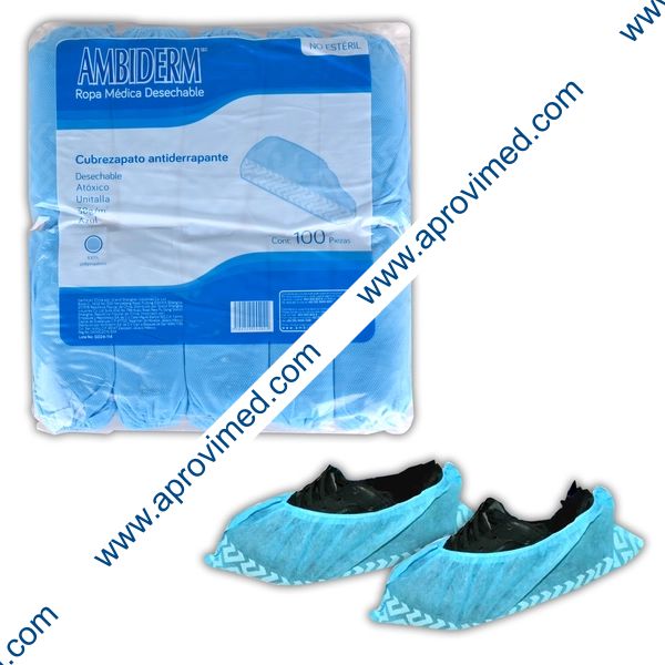 CUBREZAPATO ANTIDERRAPANTE No Estéril (Ambiderm) Paq. c/100 Pzs.