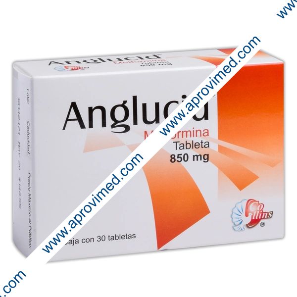 ANGLUCID c/30 TABS. 850 MG.