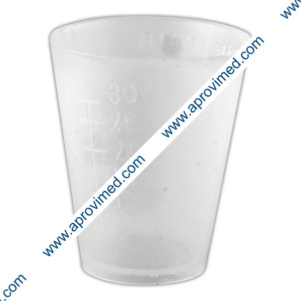 VASO DOSIFICADOR DE PLÁSTICO (Edigar) Cap. 30 ML.